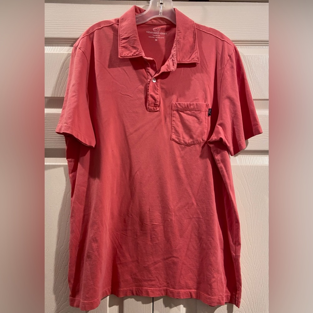 Vineyard Vines Classic Fit Polo Shirt Medium Short Sleeve Top Mens